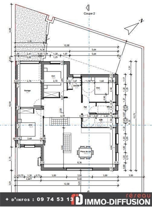 villa à la vente -   34480  MAGALAS, surface 103 m2 vente villa - UBI433102847